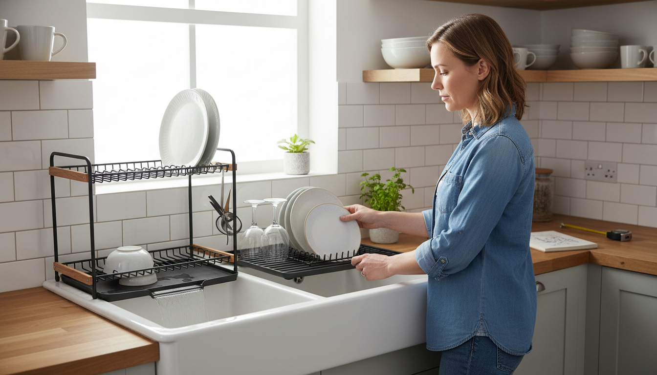 Comment utiliser un égouttoir pour optimiser l'espace - decor