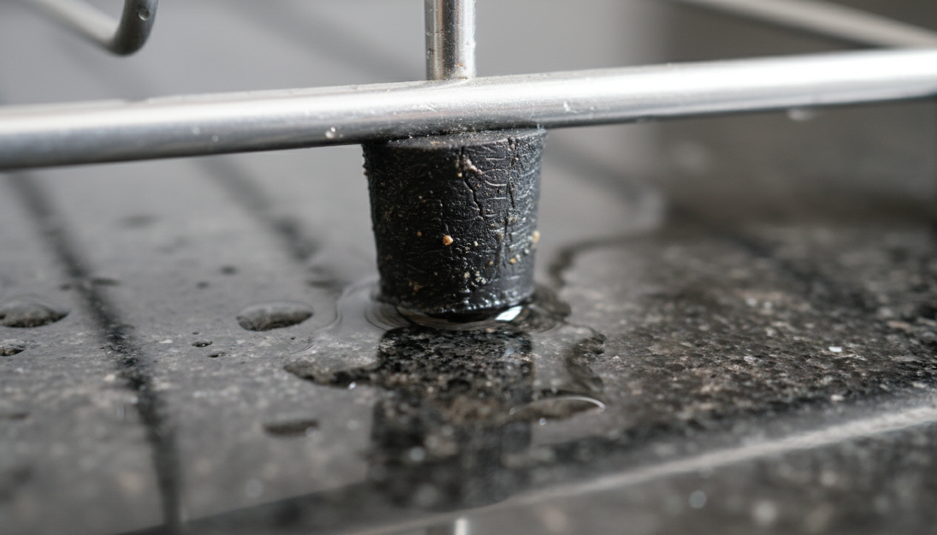 Égouttoir instable : comment le stabiliser - detail