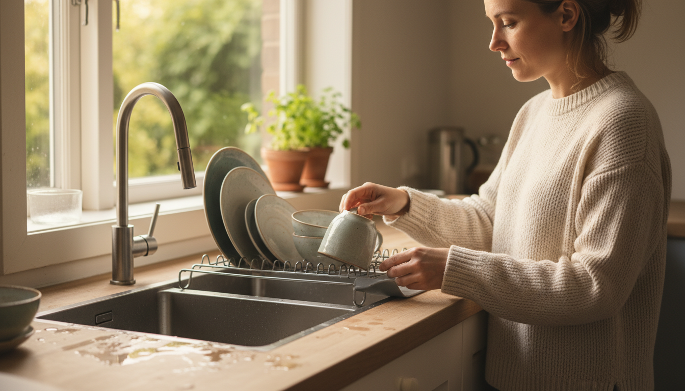 Égouttoir instable : comment le stabiliser - ambiance