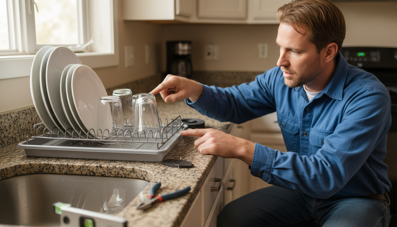 Égouttoir instable : comment le stabiliser - decor