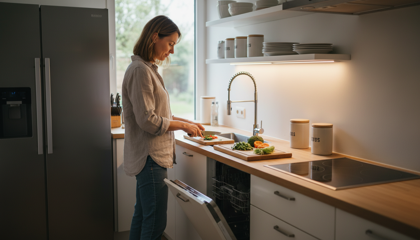Organisation efficace pour une cuisine fonctionnelle - lifestyle