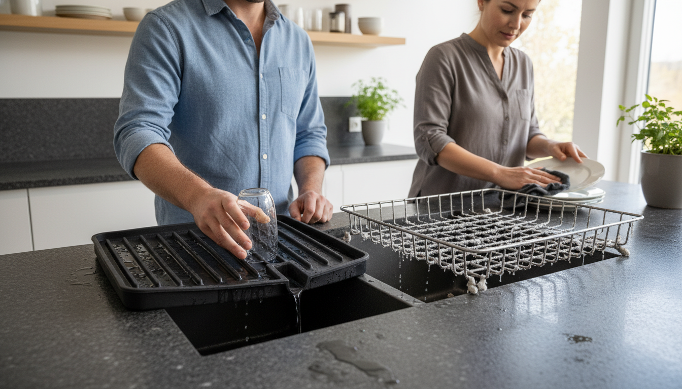 Problème de calcaire : égouttoirs adaptés - lifestyle