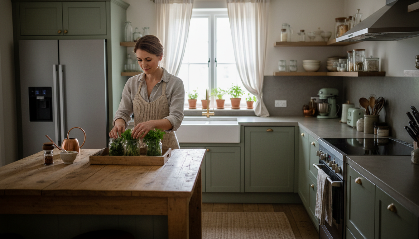 Organisation efficace pour une cuisine fonctionnelle - ambiance