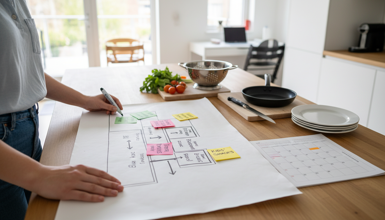 Influence du style de vie sur l'organisation de la cuisine - tutorial