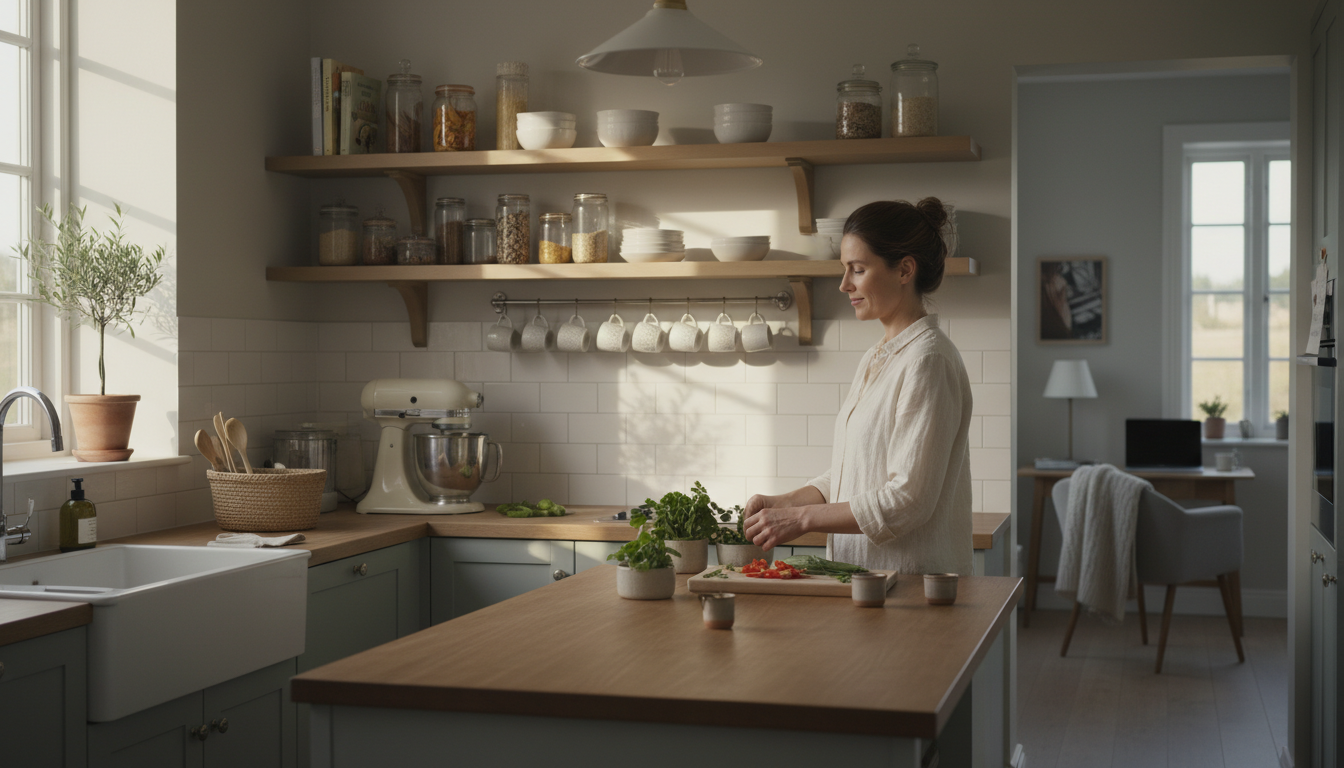 Influence du style de vie sur l'organisation de la cuisine - ambiance