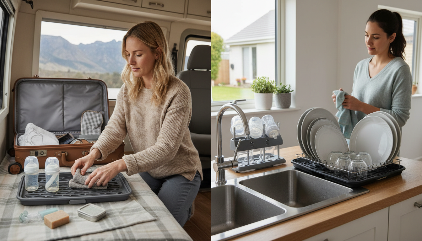 Égouttoir de voyage vs fixe : guide d'achat - decor