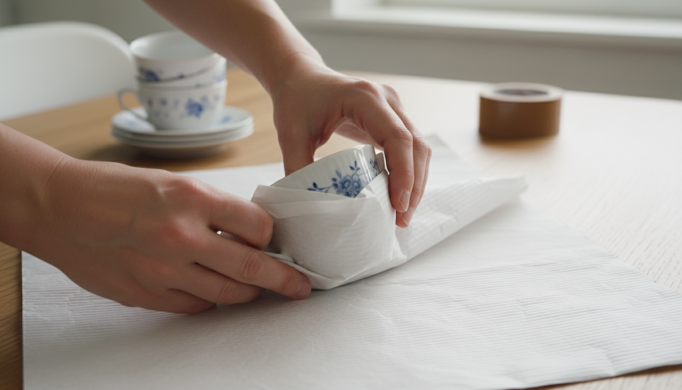 Vaisselle fragile : comment éviter les chocs - tutorial