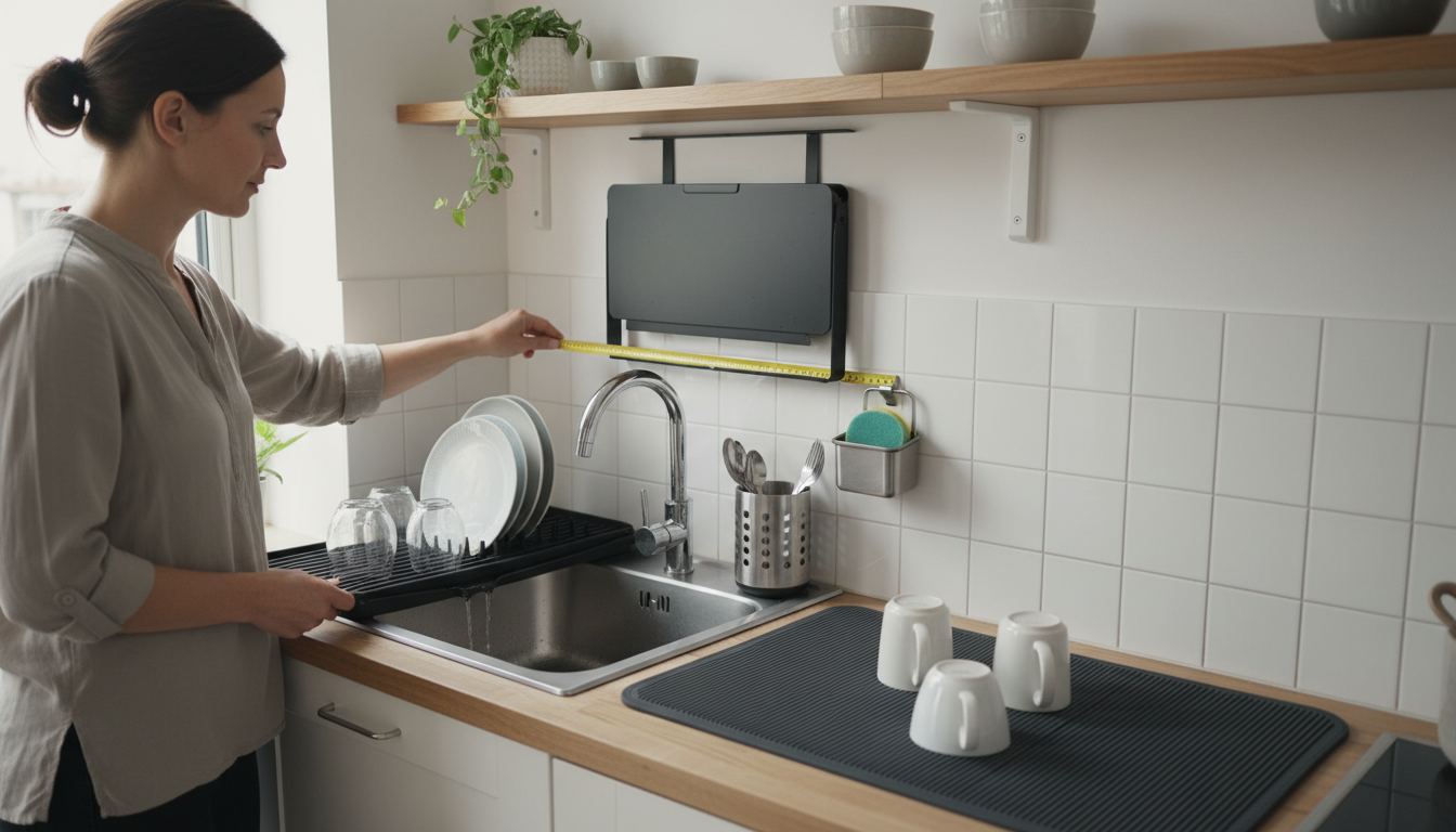 Égouttoir encombrant : alternatives compactes - decor