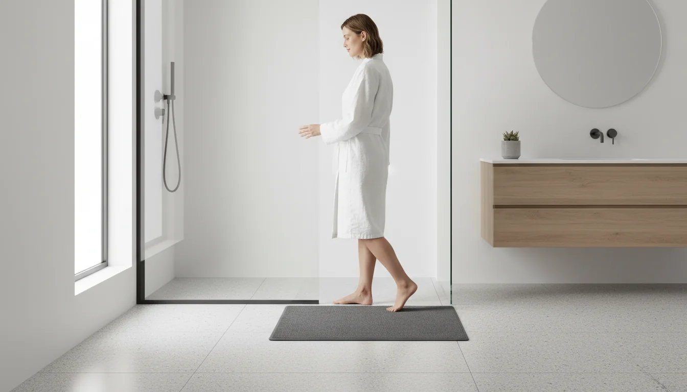Premium Bath Mat for Minimalist Bathroom Design - lifestyle