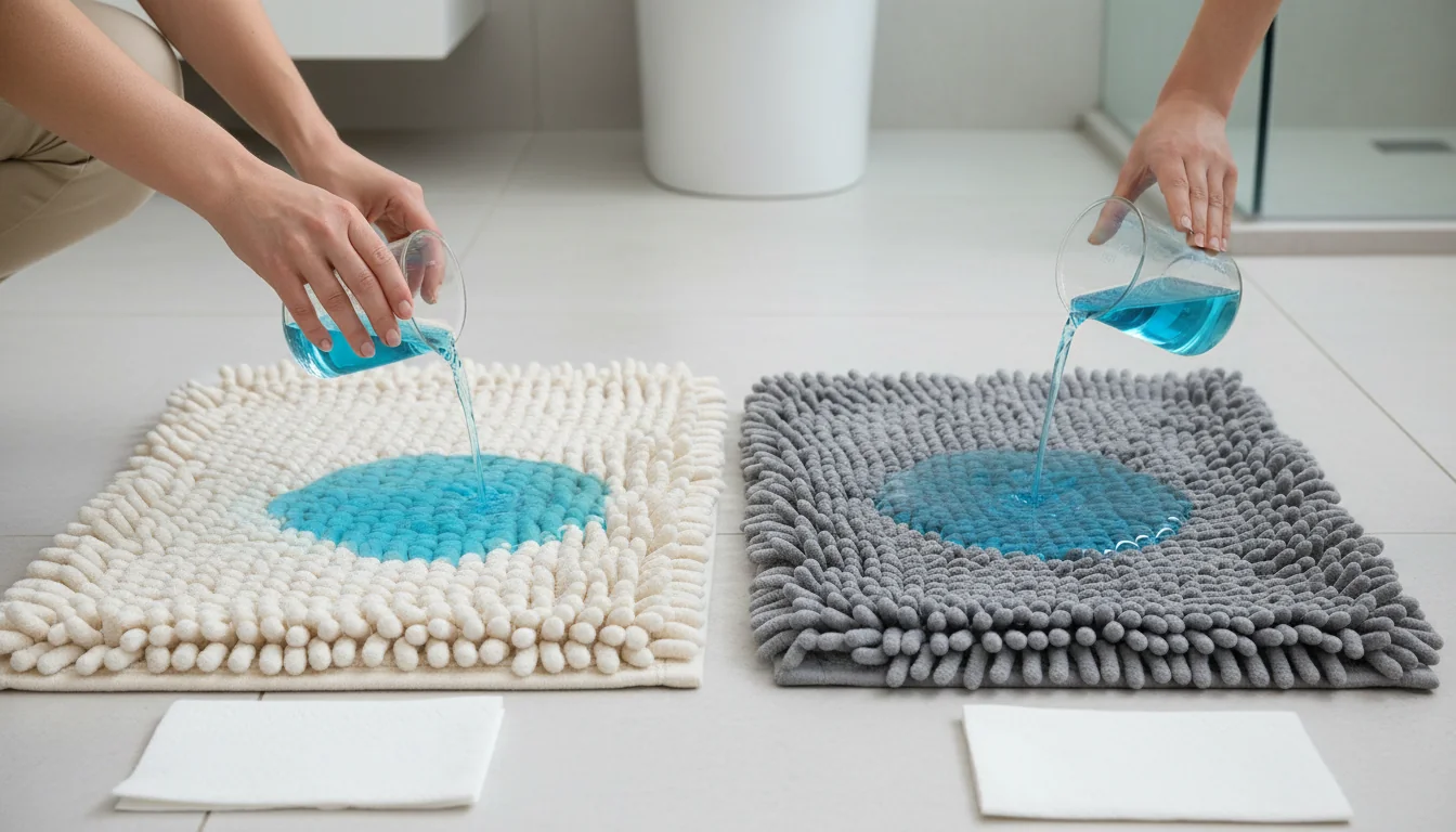 Cotton or Microfiber Bath Mat: Which Absorbs Better? - detail