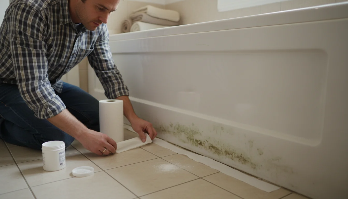 Taches d’humidité au pied de la baignoire qui reviennent - lifestyle