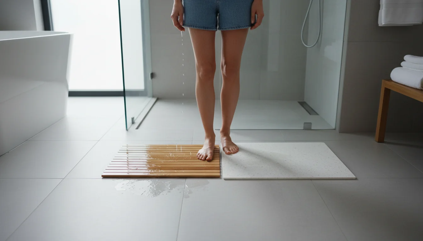 Tapis en bambou ou diatomite: hygiène et séchage comparés - decor