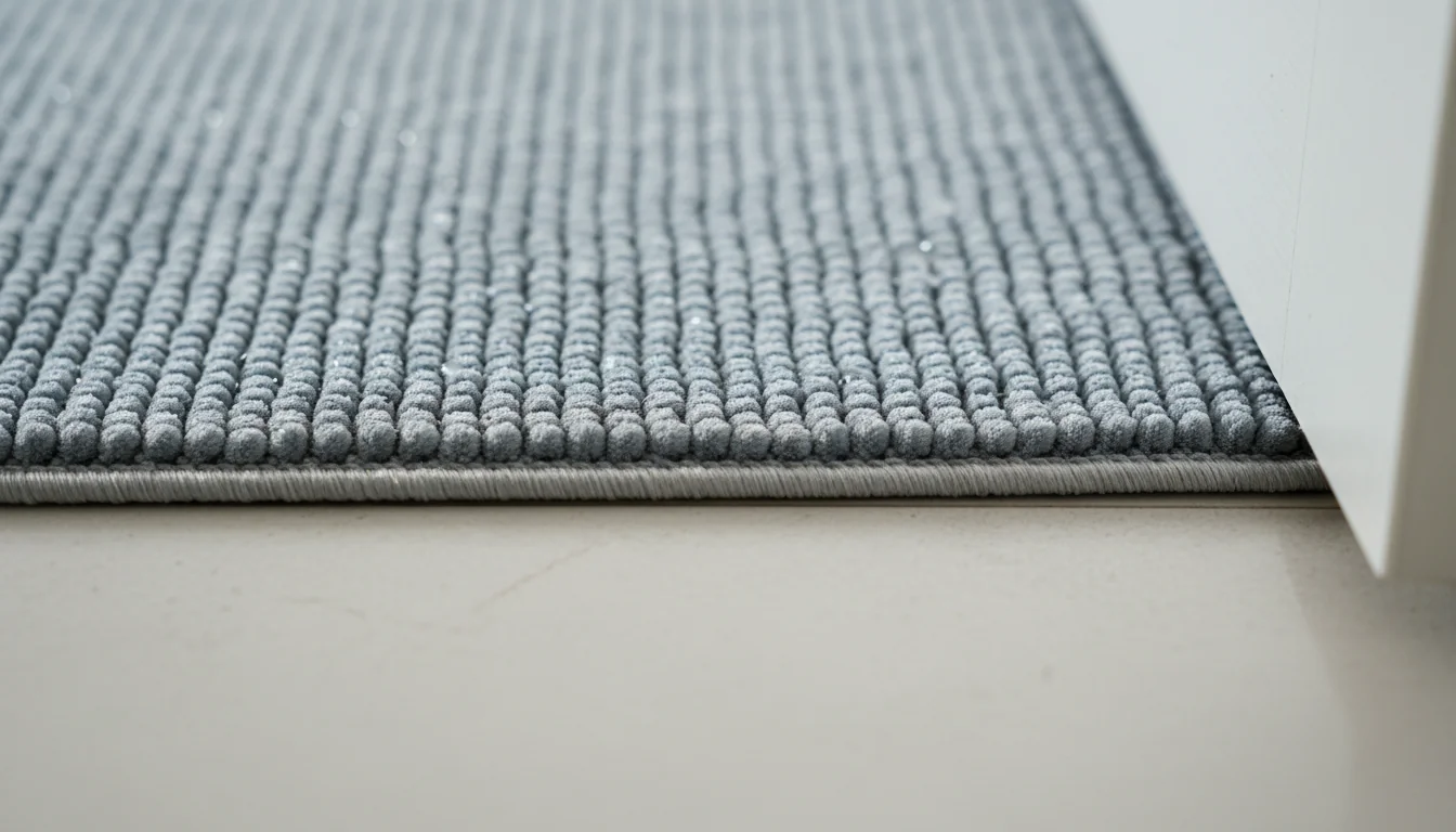 Tapis de bain pour petites salles d’eau: options gain de place - detail