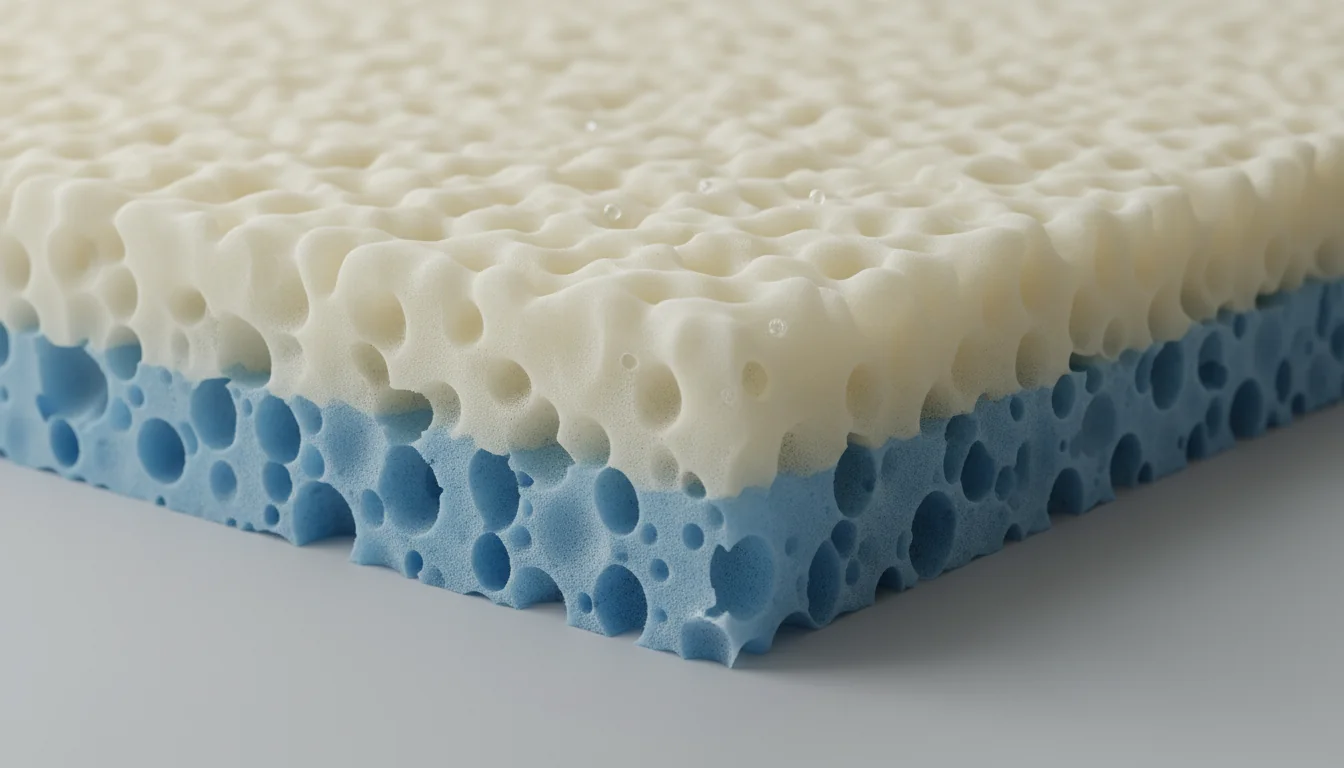 Mousse à mémoire de forme: densité et confort au sol - detail