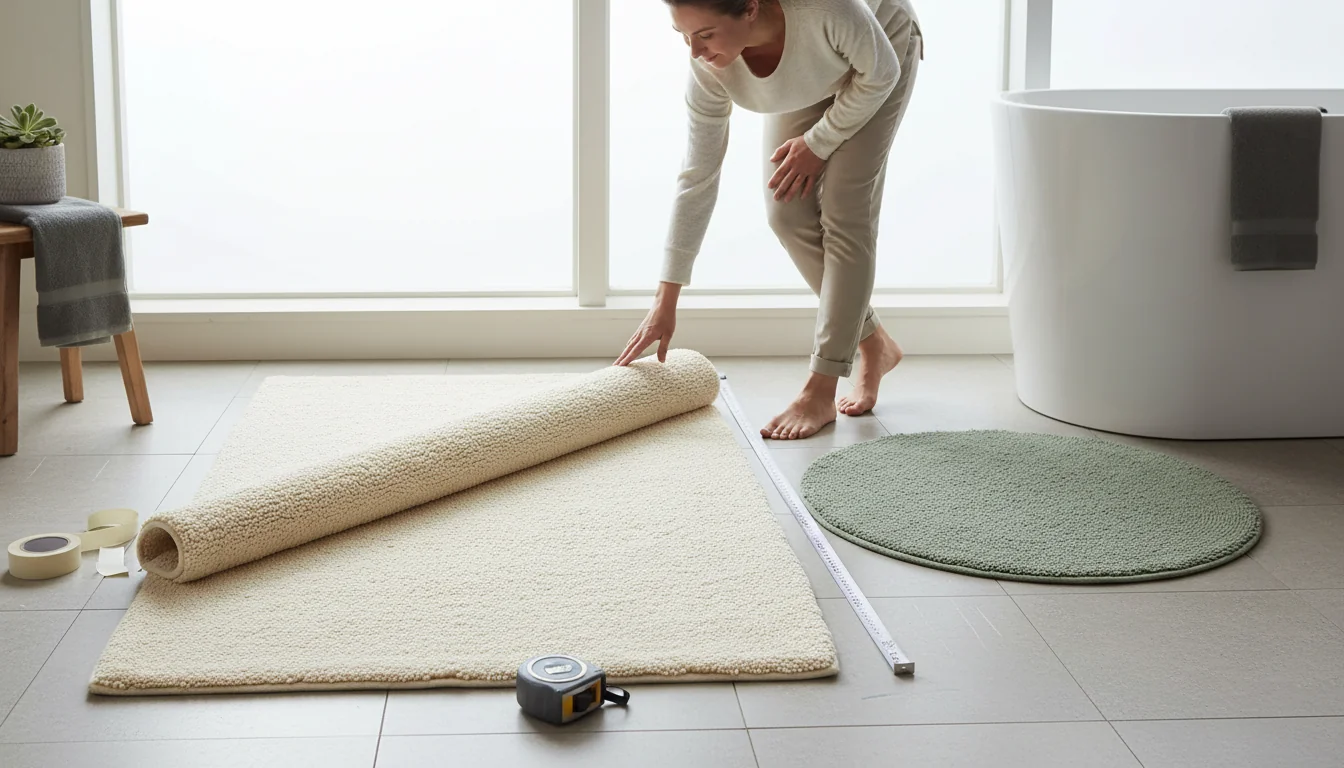 Grand tapis de bain ou petit format: quelle dimension choisir - ambiance