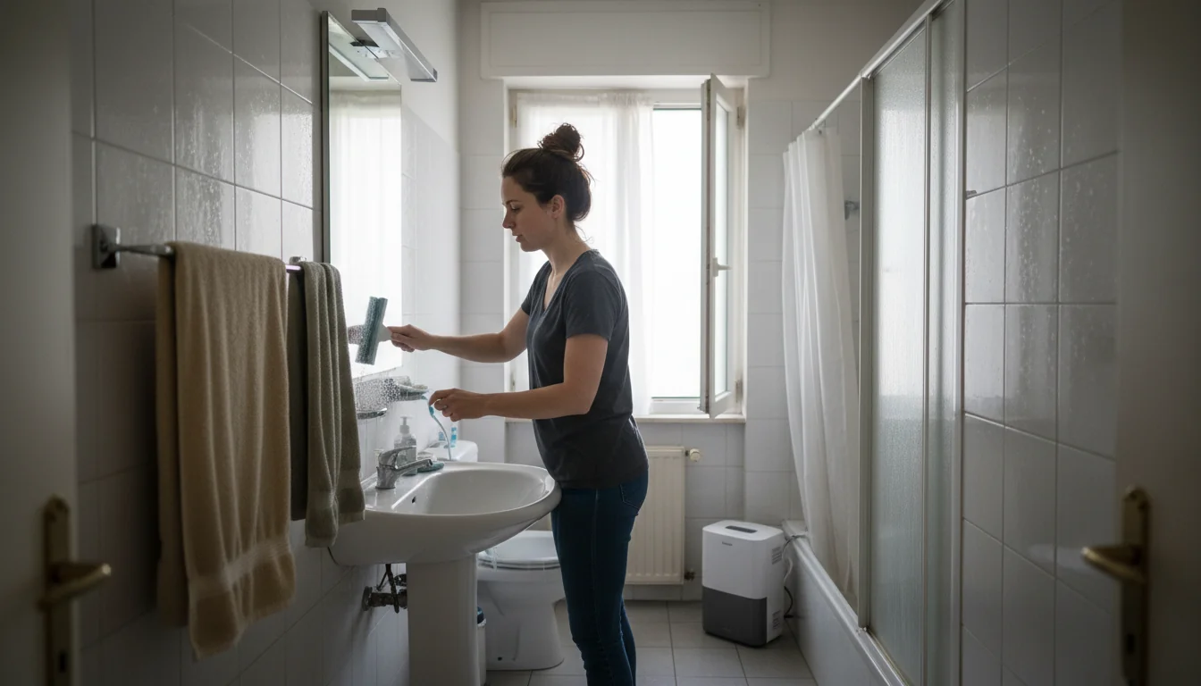 Poorly Ventilated Bathroom: Reduce Humidity After Showering - lifestyle