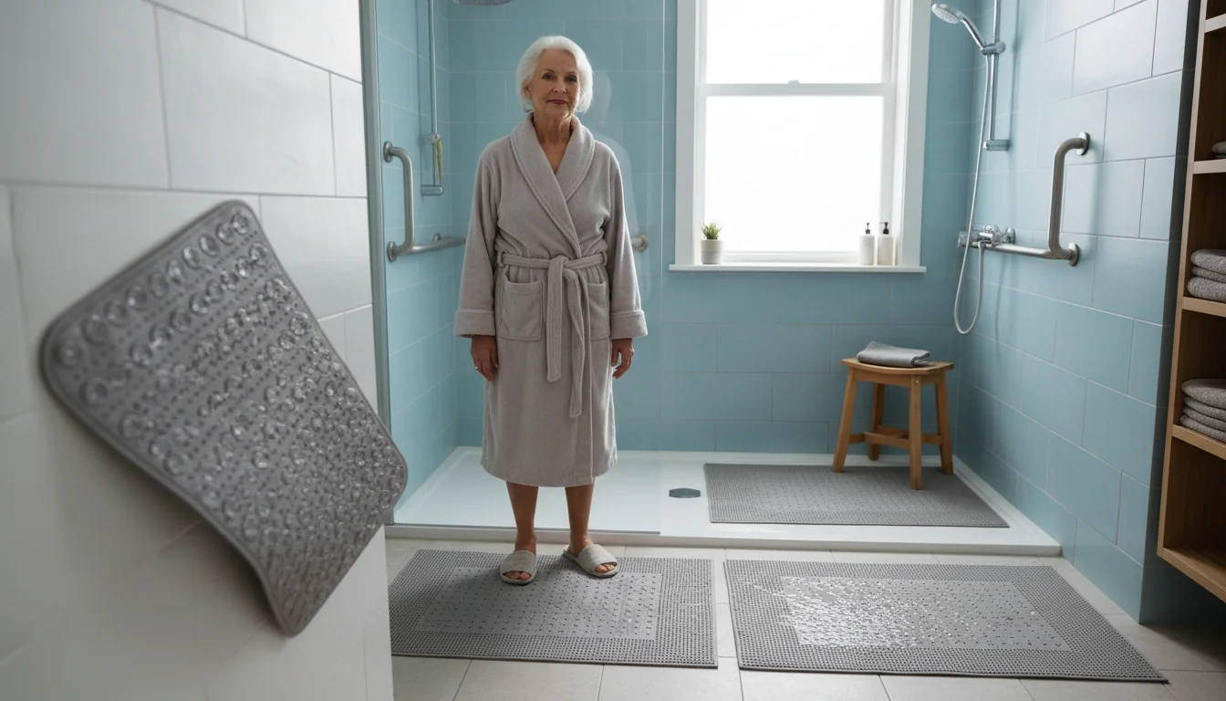 Meilleurs tapis de bain antidérapants pour seniors - decor