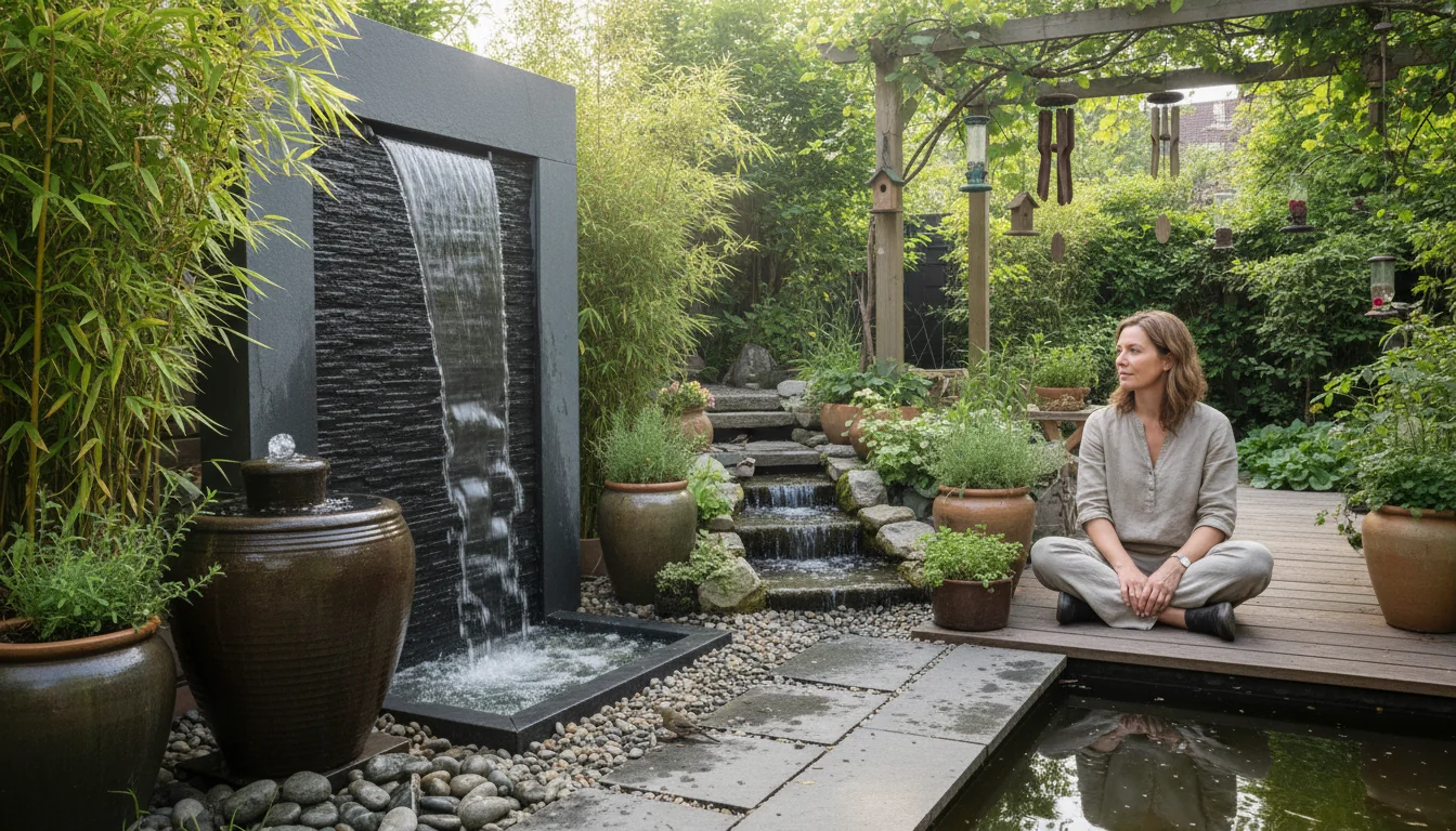 Son, oiseaux, eau : créer une ambiance apaisante au jardin - decor