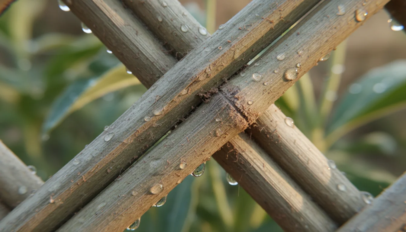 Protéger ses plantes du vent au balcon : tuteurs et brise-vent - detail