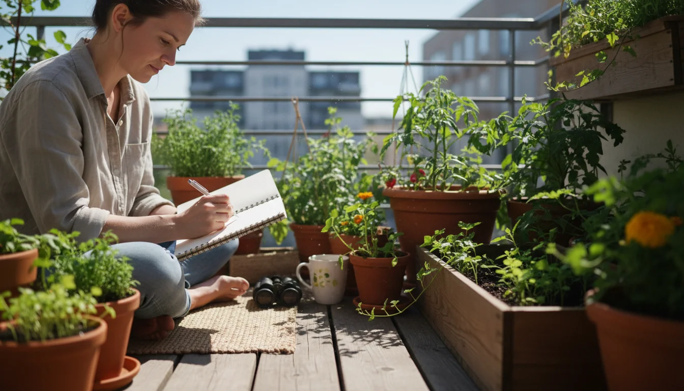 Journal de jardin urbain : écrire pour ralentir et voir - lifestyle