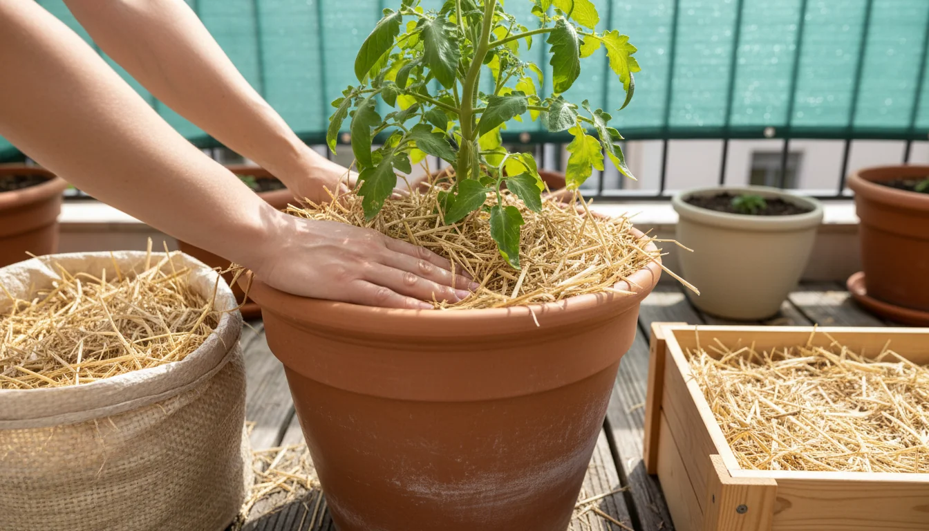 Anti-canicule au balcon : ombrage, paillage et choix de pots - tutorial