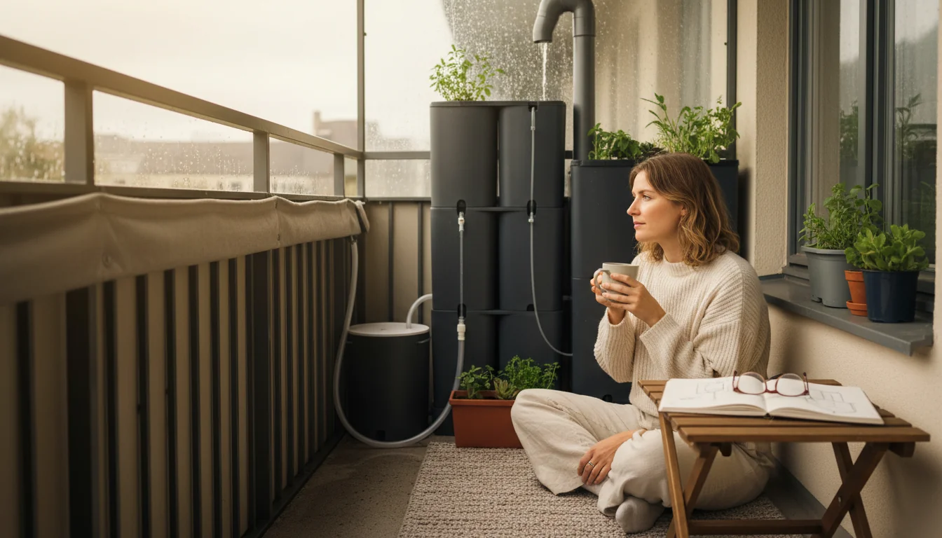 Récupérer l’eau de pluie en appart: solutions compactes - ambiance