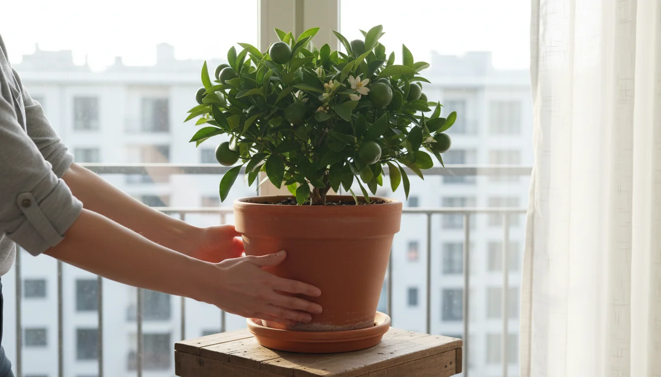 Agrumes en pot: cultiver citronnier et calamondin en ville - tutorial