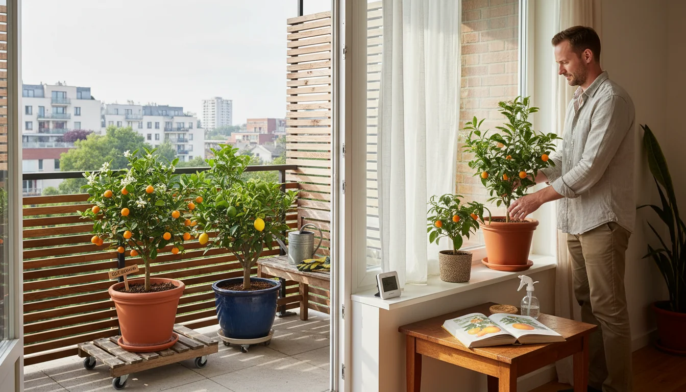 Agrumes en pot: cultiver citronnier et calamondin en ville - decor