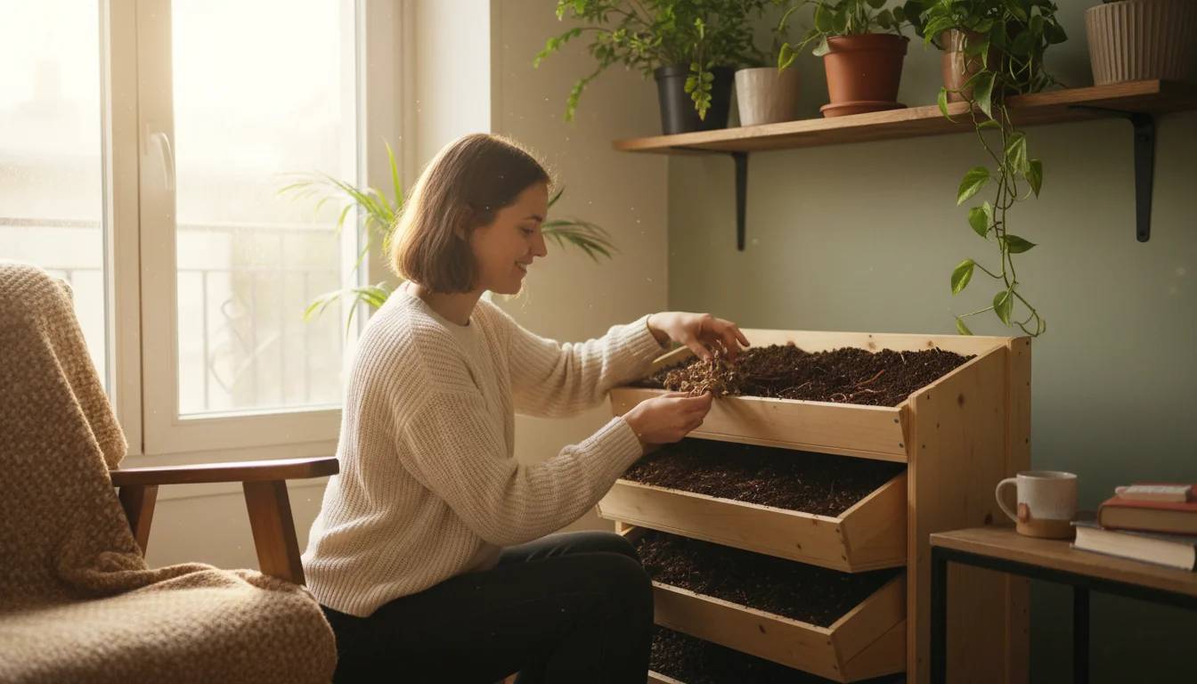 Lombricomposteur d’appartement: guide pour débutants - ambiance