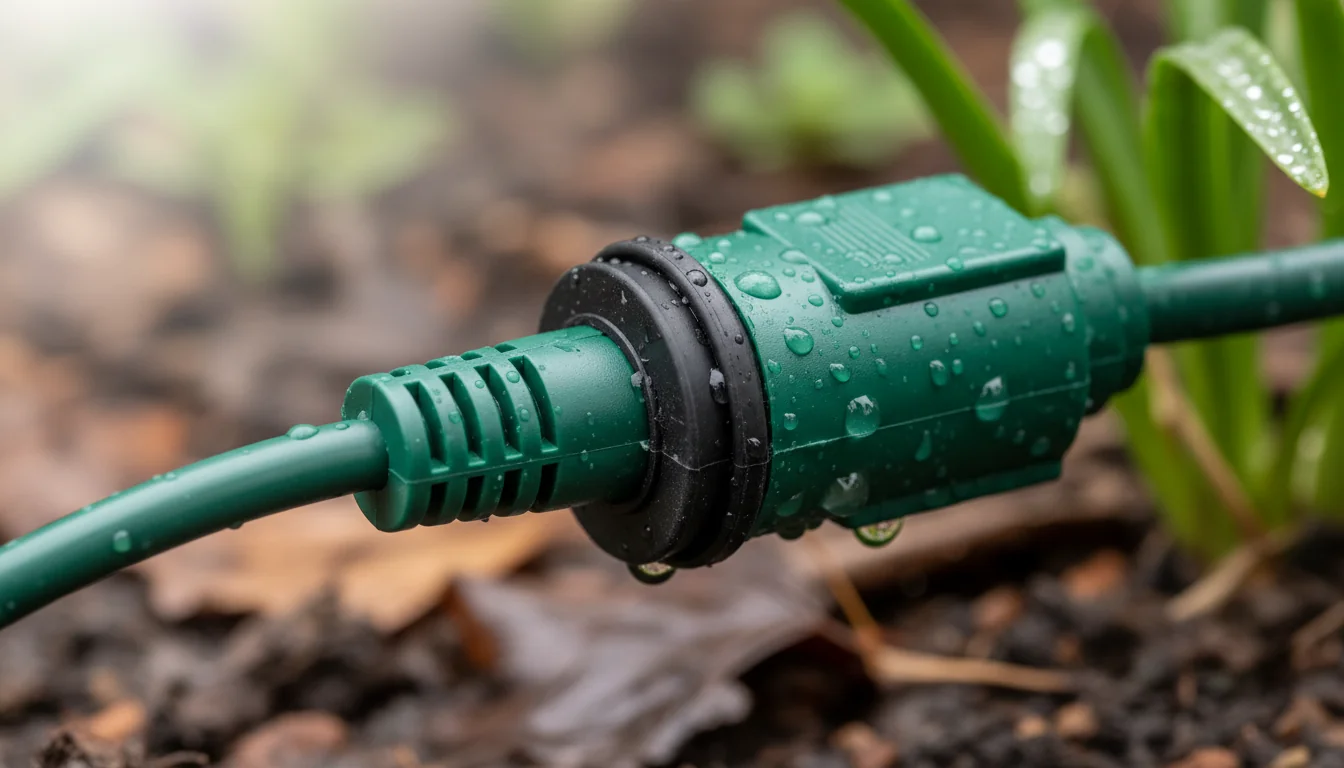 Sécurité électrique: installer un arbre lumineux en paix - detail
