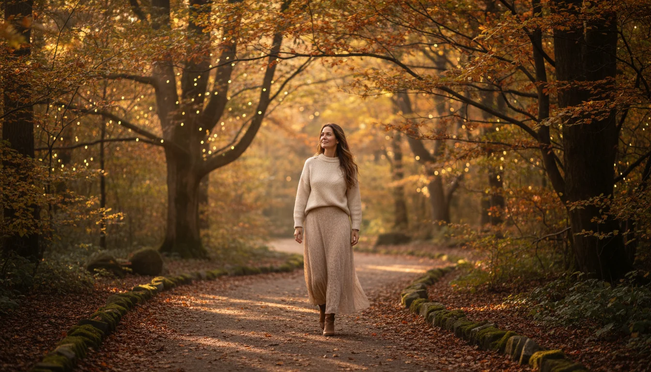 Balade botanique: inspirations d’arbres lumineux feuillus - ambiance