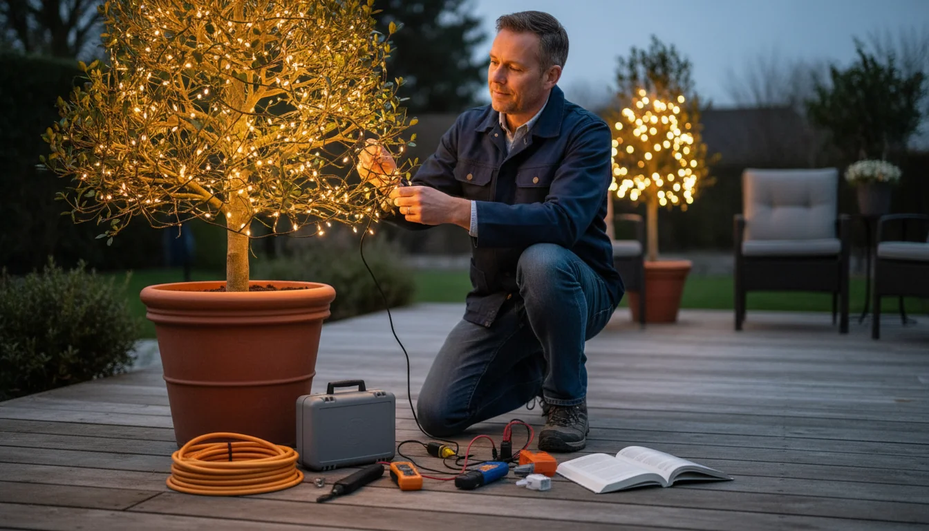 Sécurité électrique: installer un arbre lumineux en paix - decor