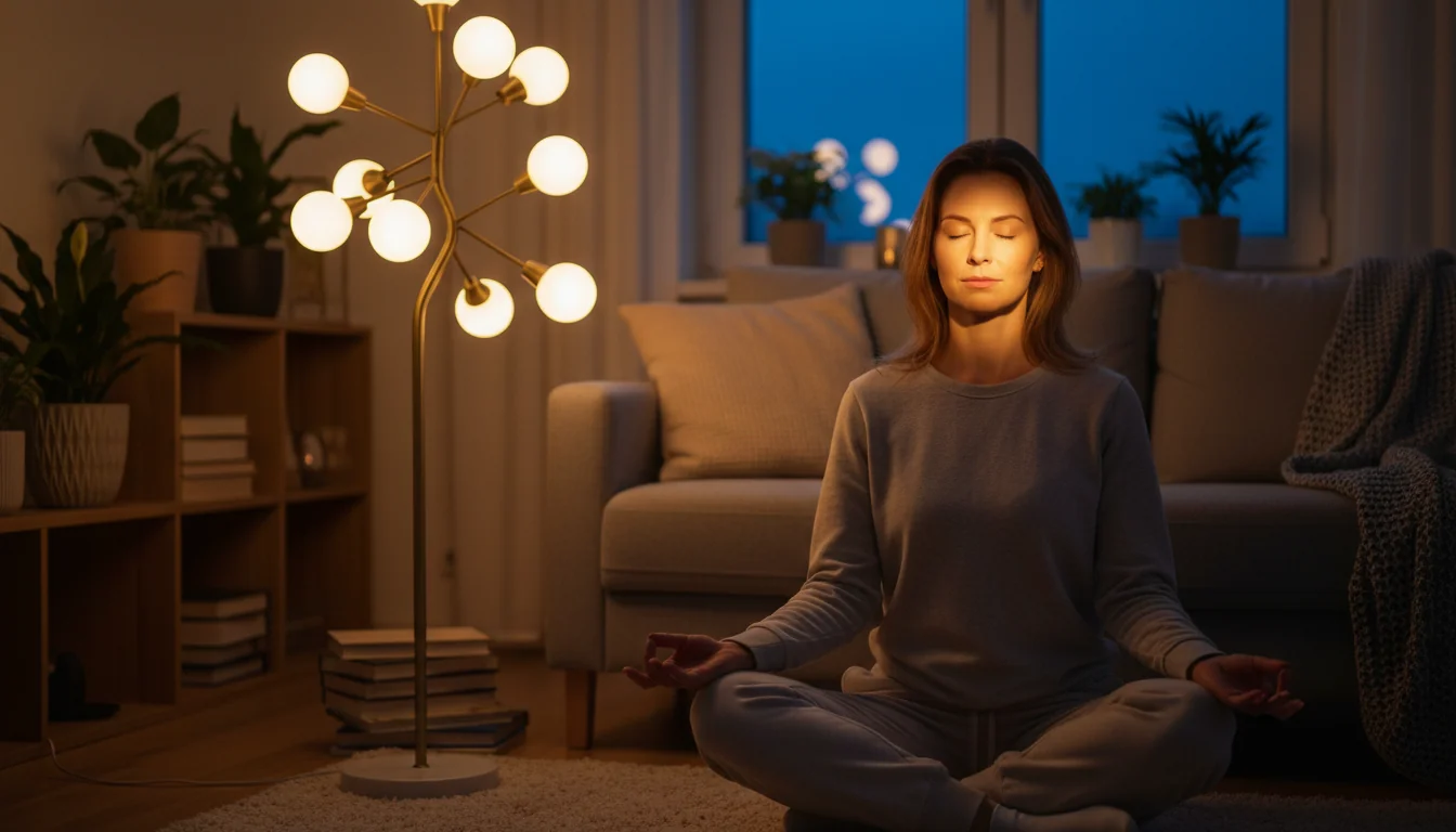 Lumière et bien-être: un arbre lumineux pour décompresser - decor