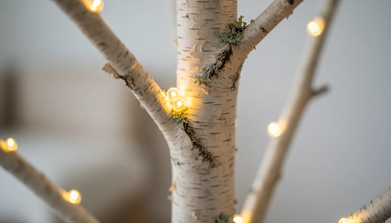 Style scandinave: intégrer un arbre lumineux naturel - detail