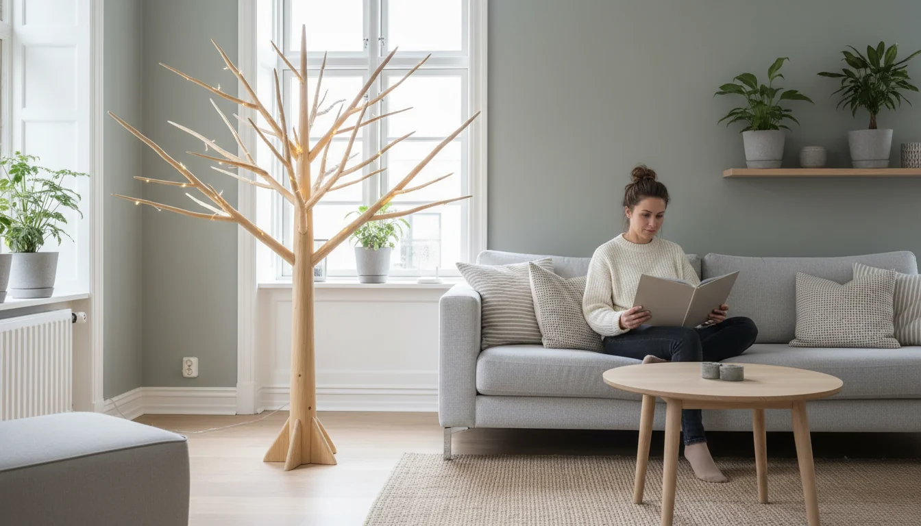 Style scandinave: intégrer un arbre lumineux naturel - decor