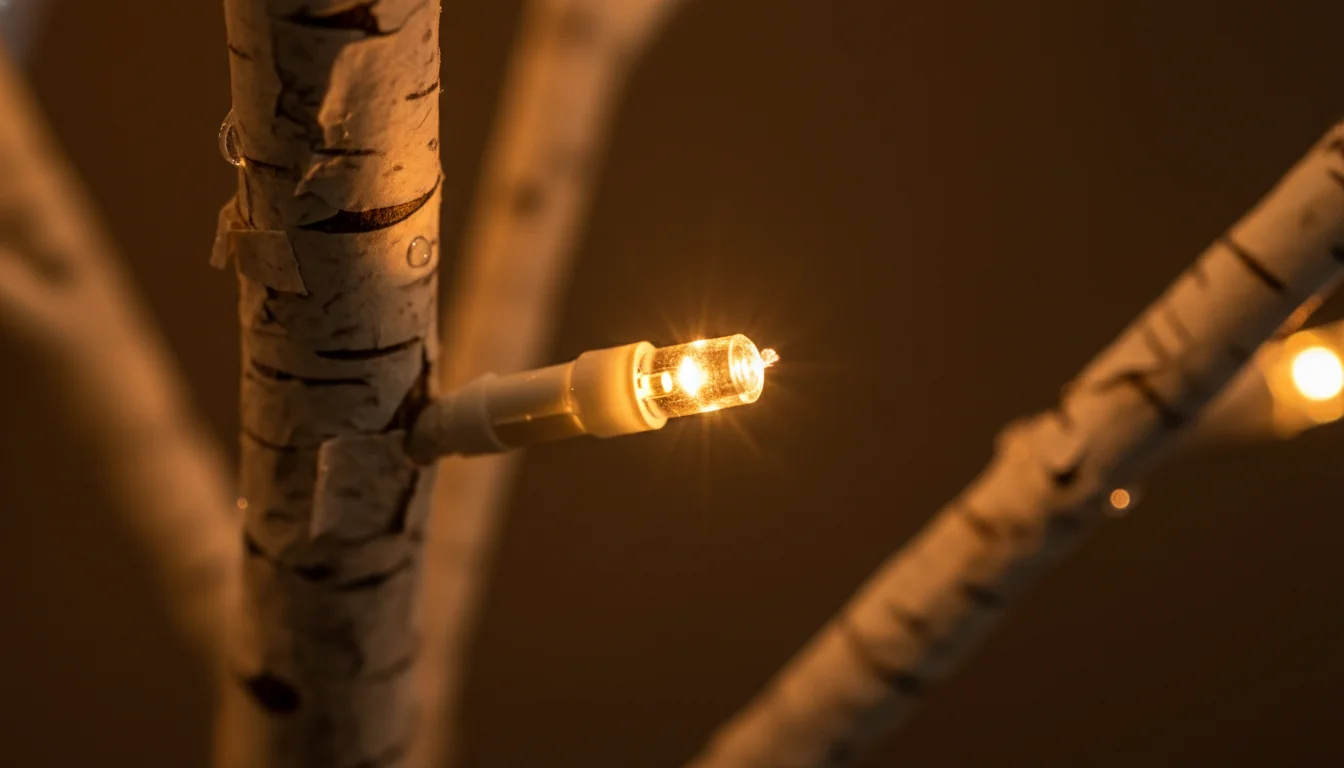 Créer une ambiance cocooning avec un arbre lumineux - detail
