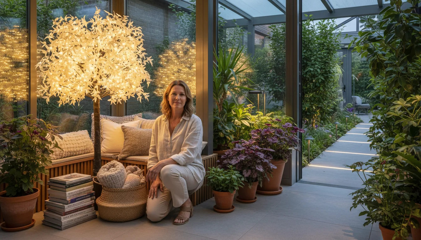 Arbres lumineux et plantes: associations déco réussies - decor