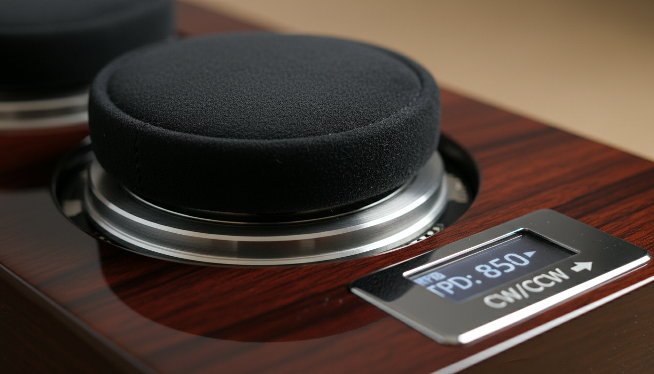 Gros plan sur le cuir grainé et l'écran digital, affichant les réglages précis des montres.