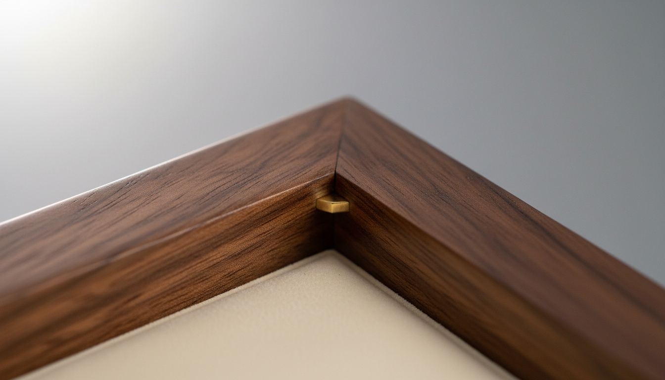 Gros plan sur le bois brut, révélant des veines uniques et une finition soignée.