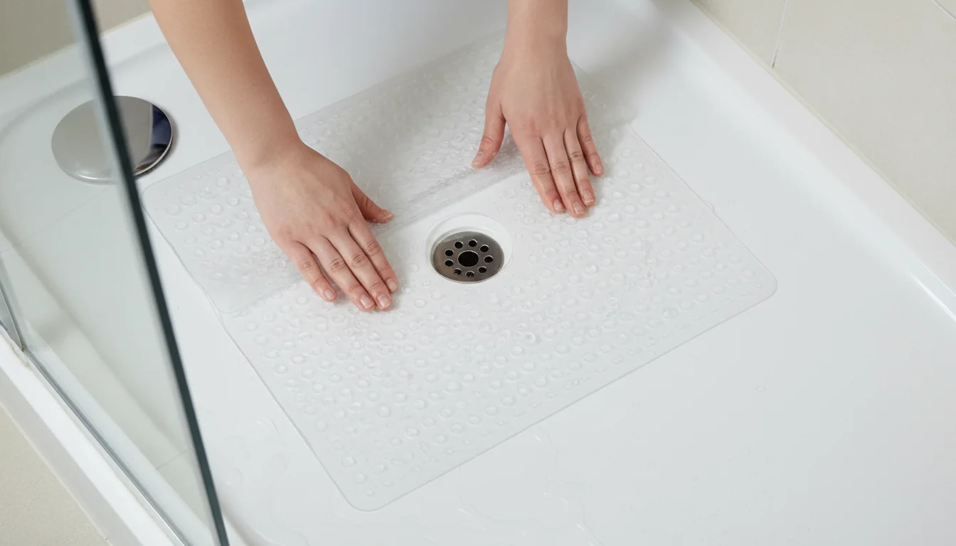 10 Modelle rutschfeste Duschmatte 70x70 für Duschkabine - detail