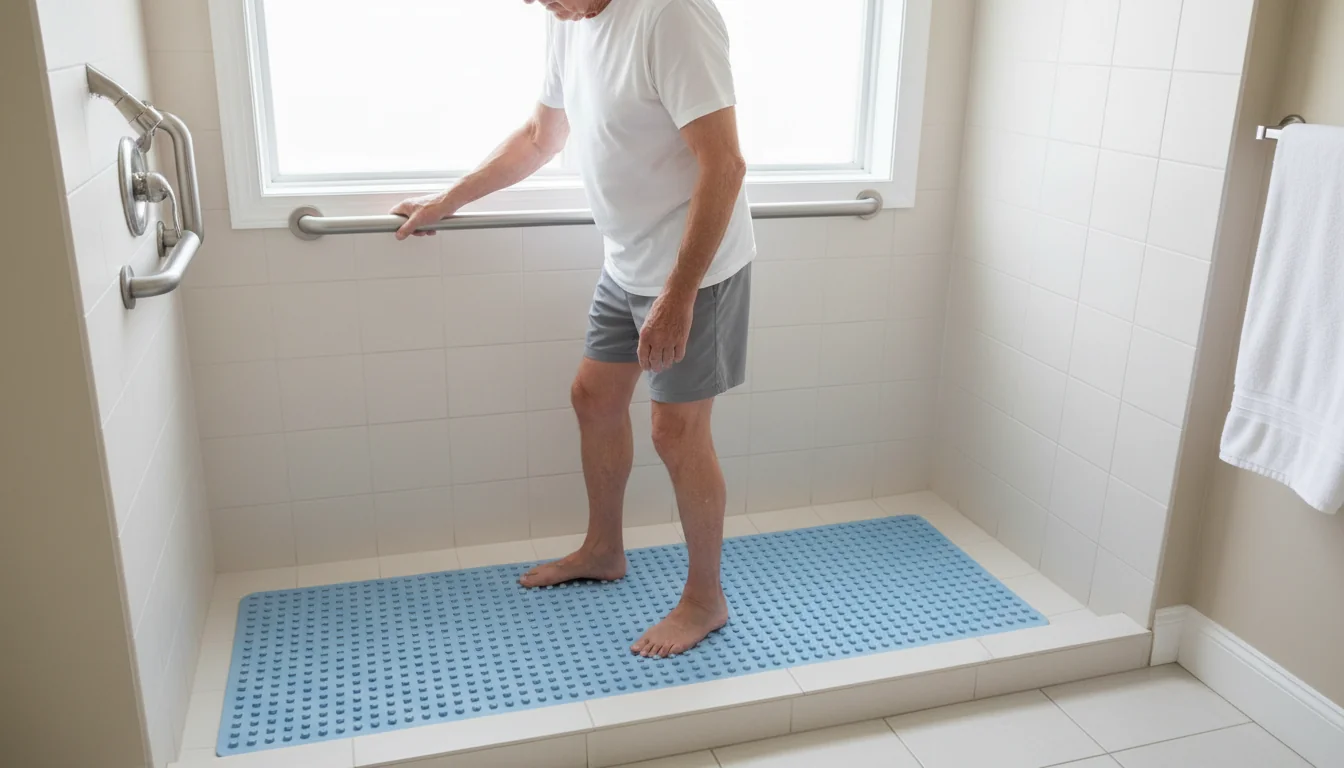 Rutschfeste Duschmatte für Senioren mit eingeschränkter Mobilität - lifestyle