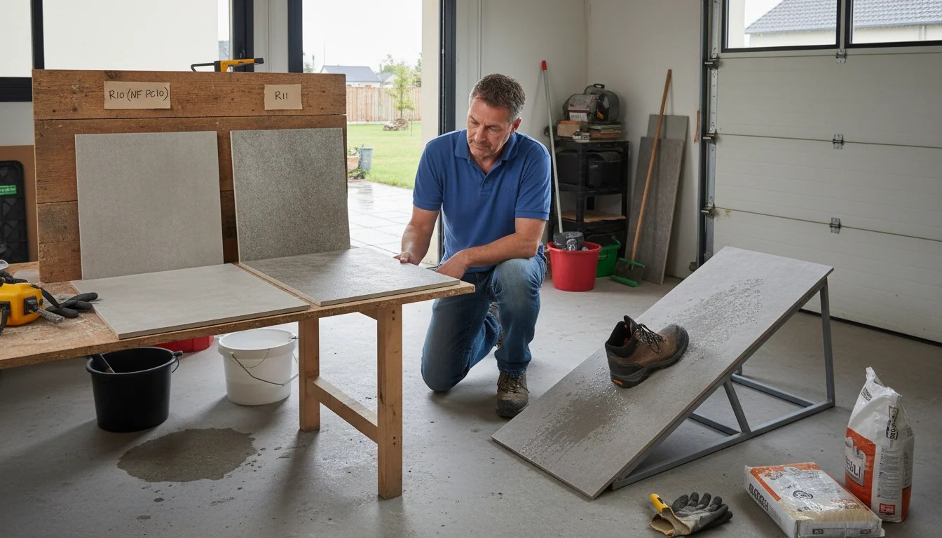 Norme R10/R11: antiglisse carrelage, à quoi ça sert - decor