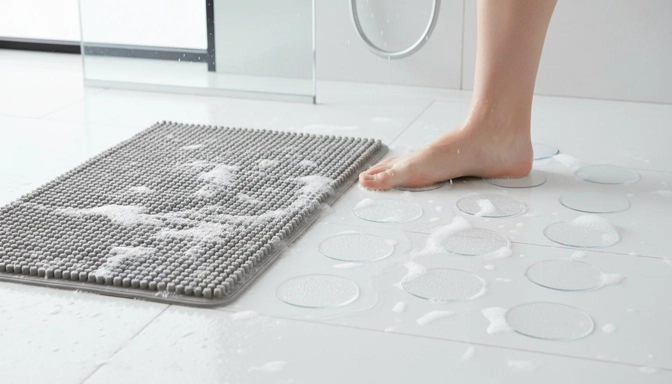 Tapis de douche vs stickers antidérapants: efficacité - decor