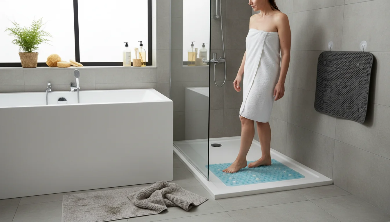 Tapis de douche antidérapants anti-moisissure: à privilégier - decor