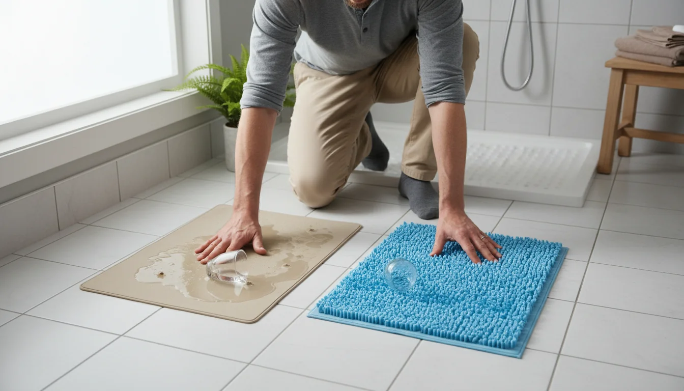 Tapis de douche en caoutchouc vs en PVC: lequel choisir - lifestyle