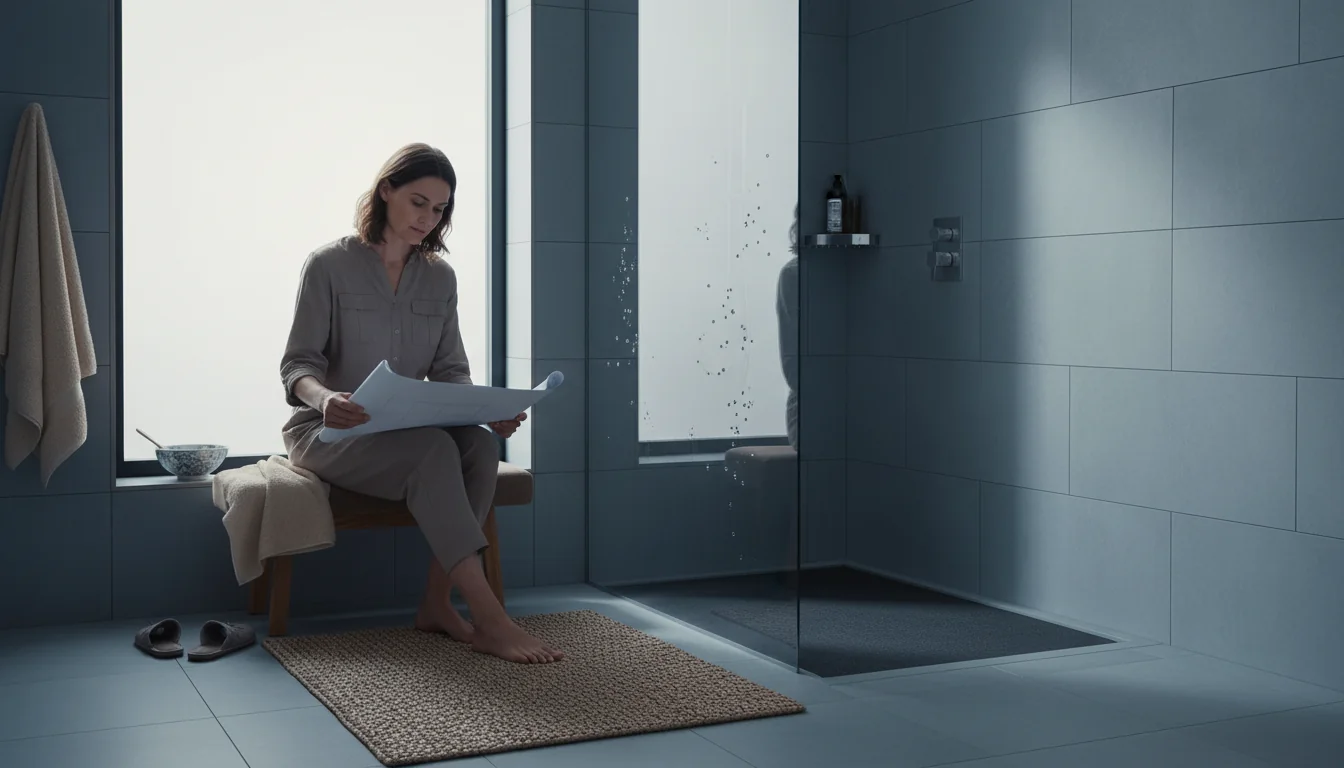 Bruit de pas dans la douche: amortir sans changer le sol - ambiance