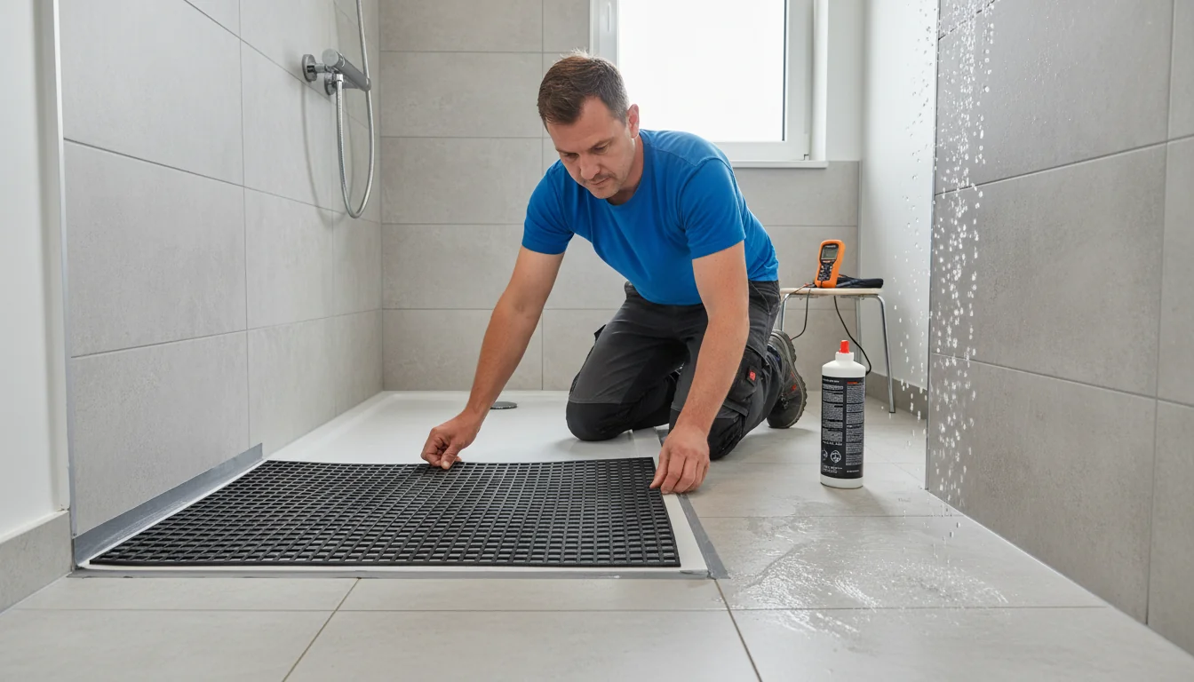 Bruit de pas dans la douche: amortir sans changer le sol - decor