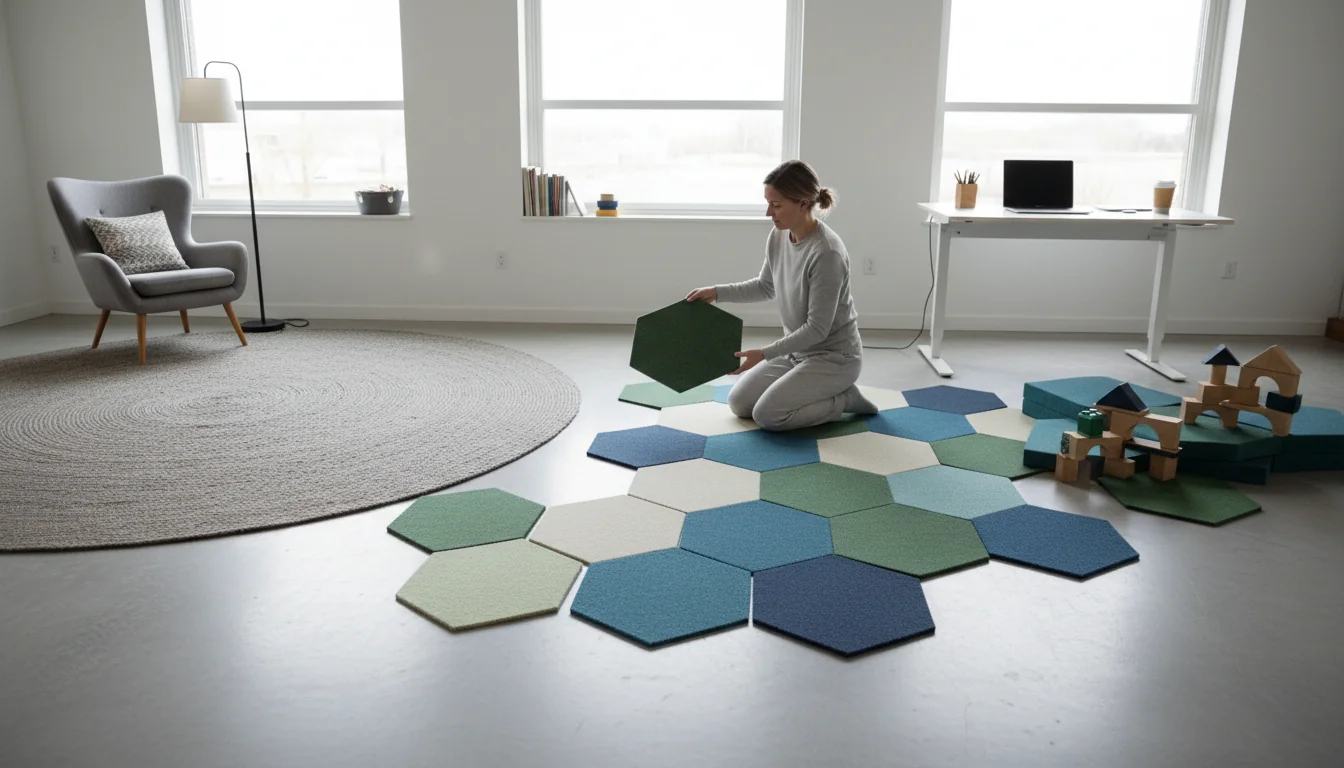 Grand tapis unique vs modules assemblables: quelle flexibilité - decor