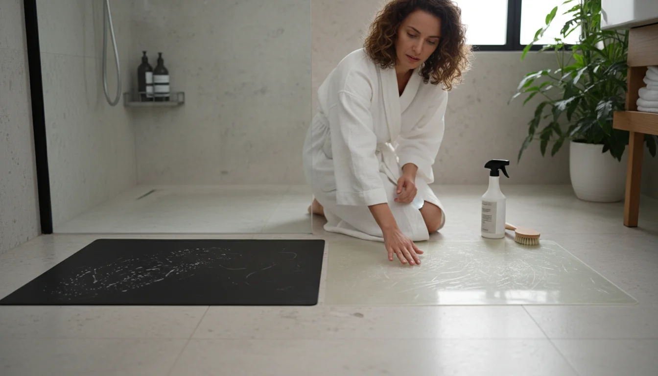 Tapis noir opaque vs transparent: esthétique et entretien - ambiance
