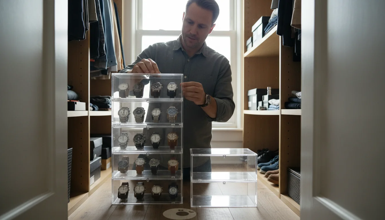 90 Days with a Stackable Acrylic Watch Box: Review - lifestyle